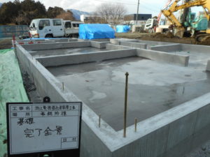 亀山市渕上電機様社屋　基礎工事