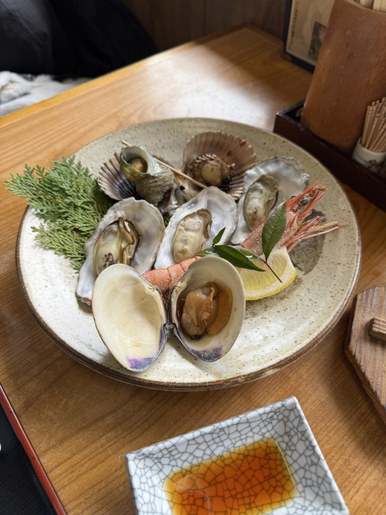 焼き牡蠣　有竹